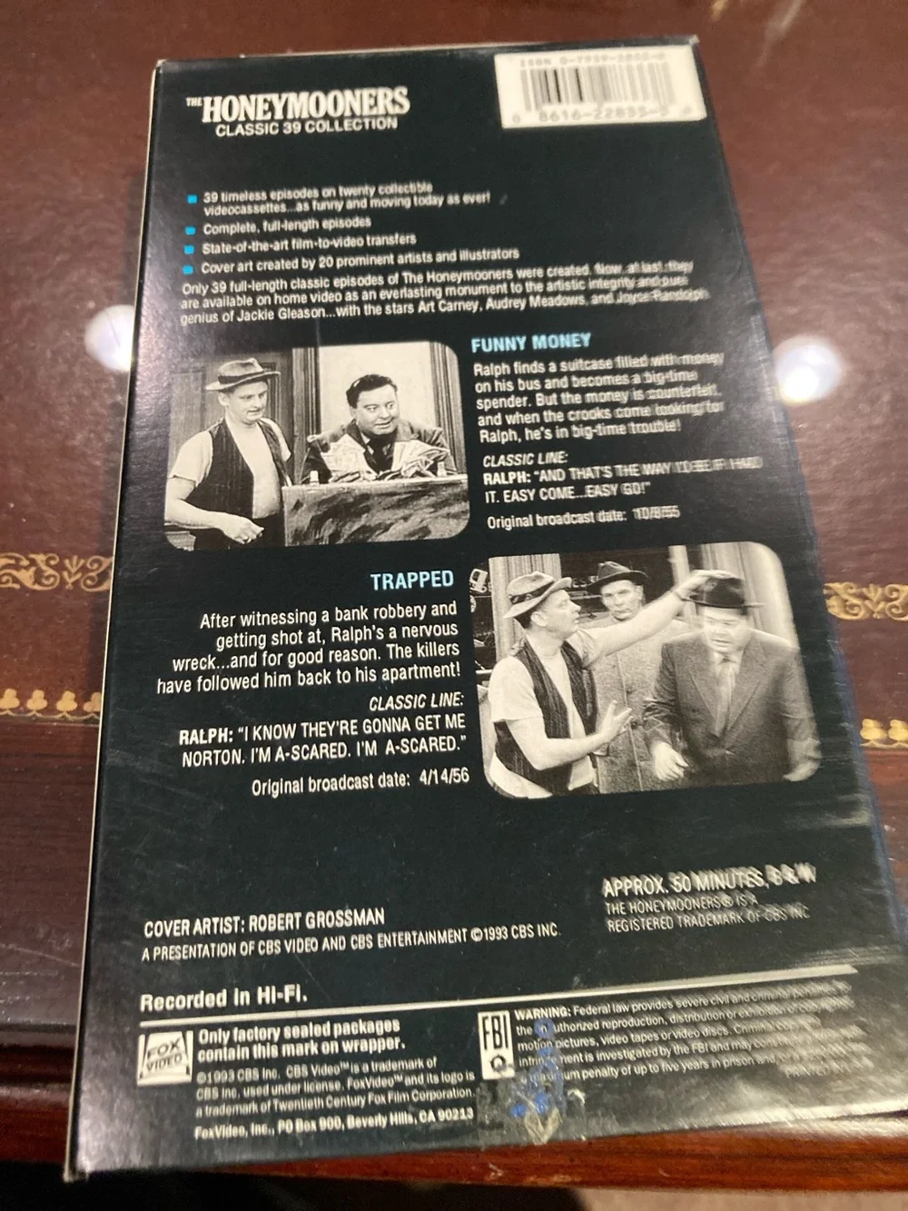 The Honeymooners VHS Set - Classic 39 collection